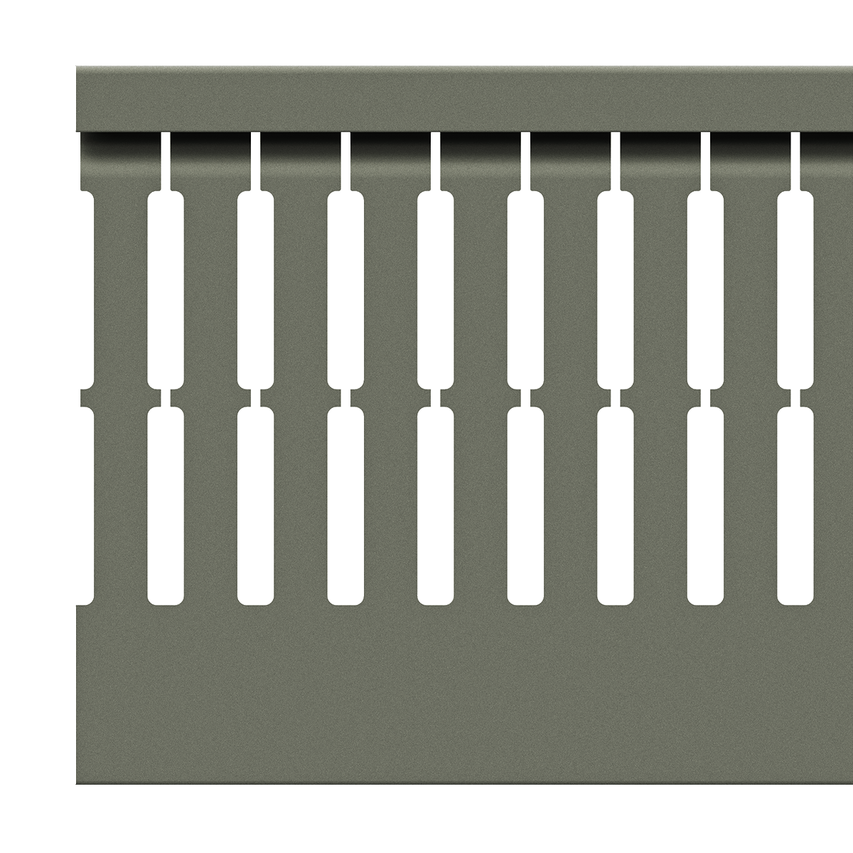 80x80mm Wire duct with cover side view