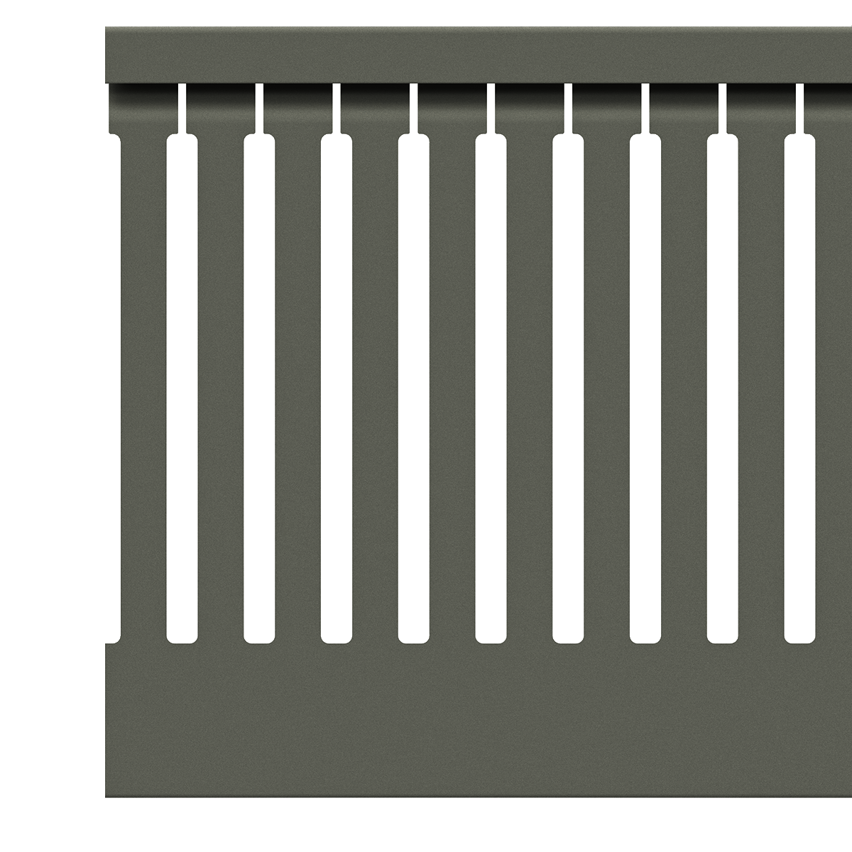 80x100mm Wire duct with cover side view
