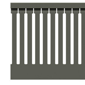 80x100mm Wire duct with cover side view