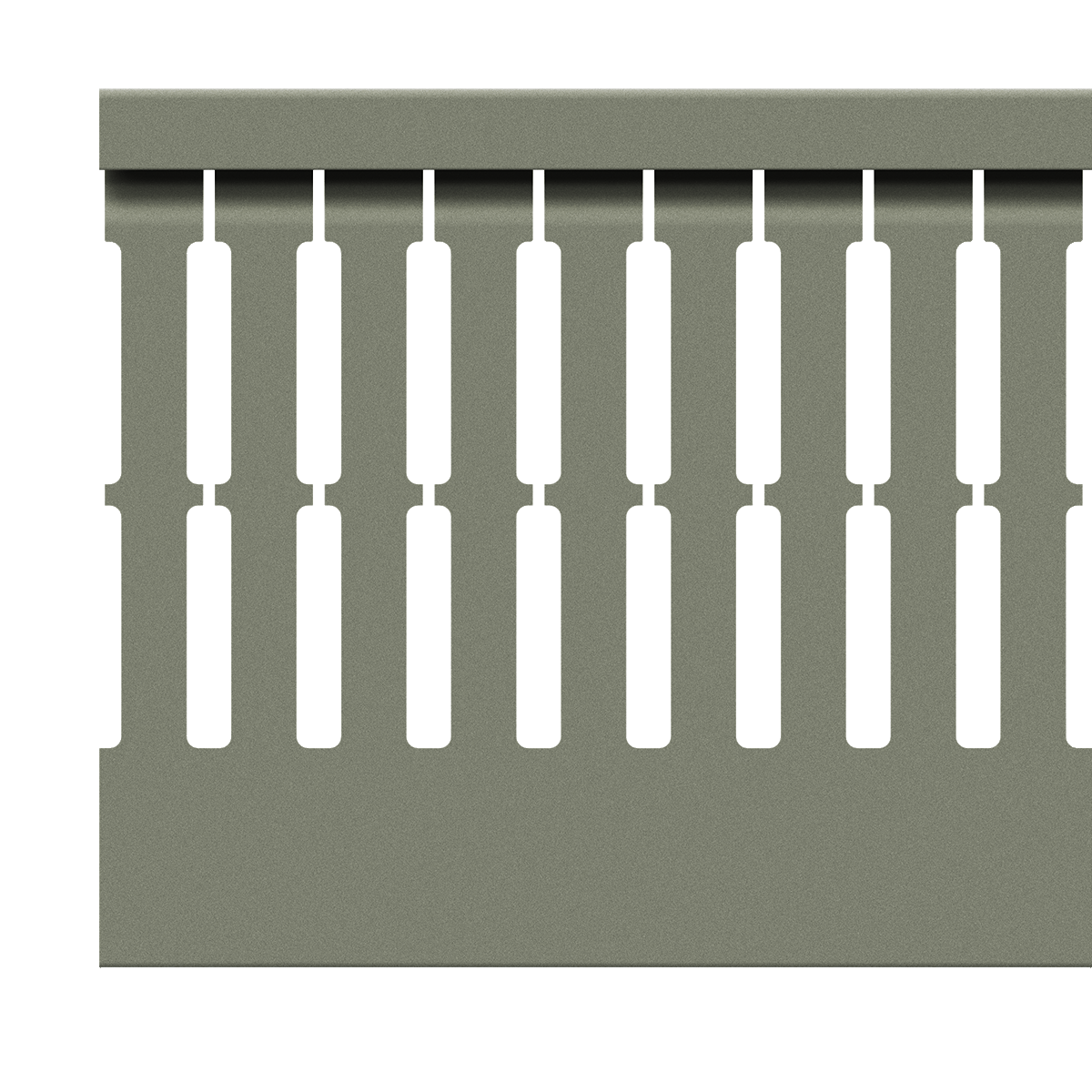 100x100mm Wire duct with cover side view