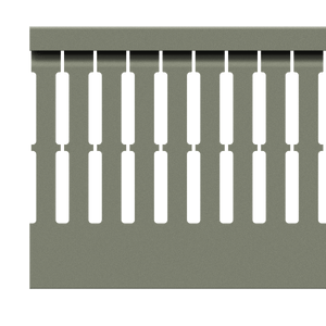 100x100mm Wire duct with cover side view
