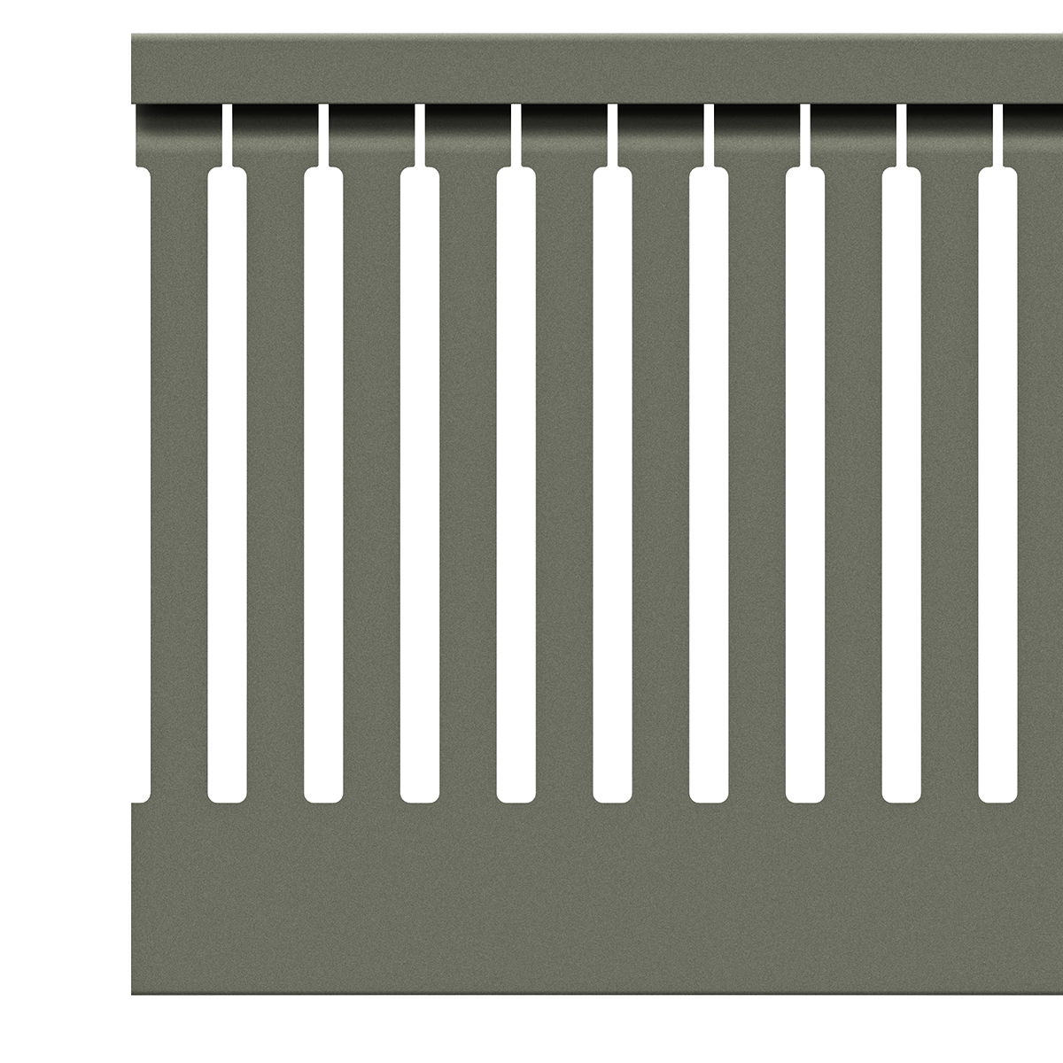 100x100mm Wire duct with cover side view