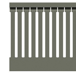 100x100mm Wire duct with cover side view
