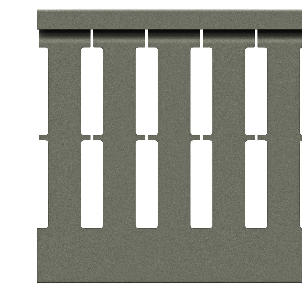 150x100mm Wire duct with cover side view