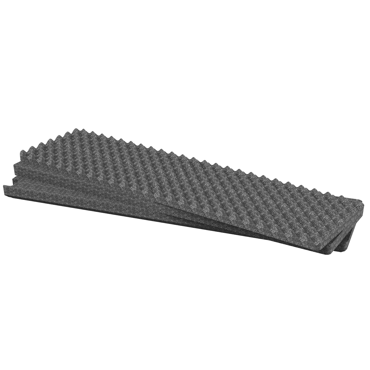 Stack of 3 layers of flexible foam, replacement foam for 1750 Pelican style case