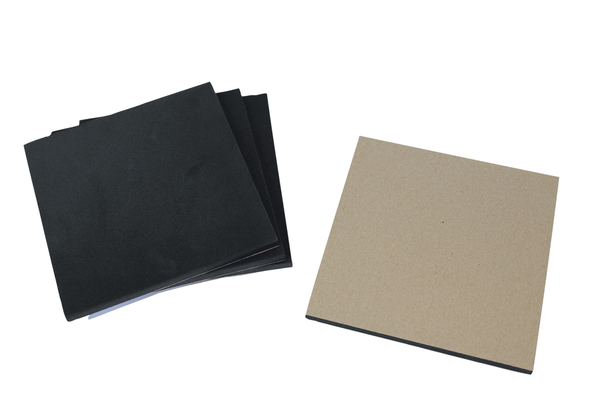 TCH Hardware Anti-Vibration Foam Pads - 1/4 x 6 x 6in