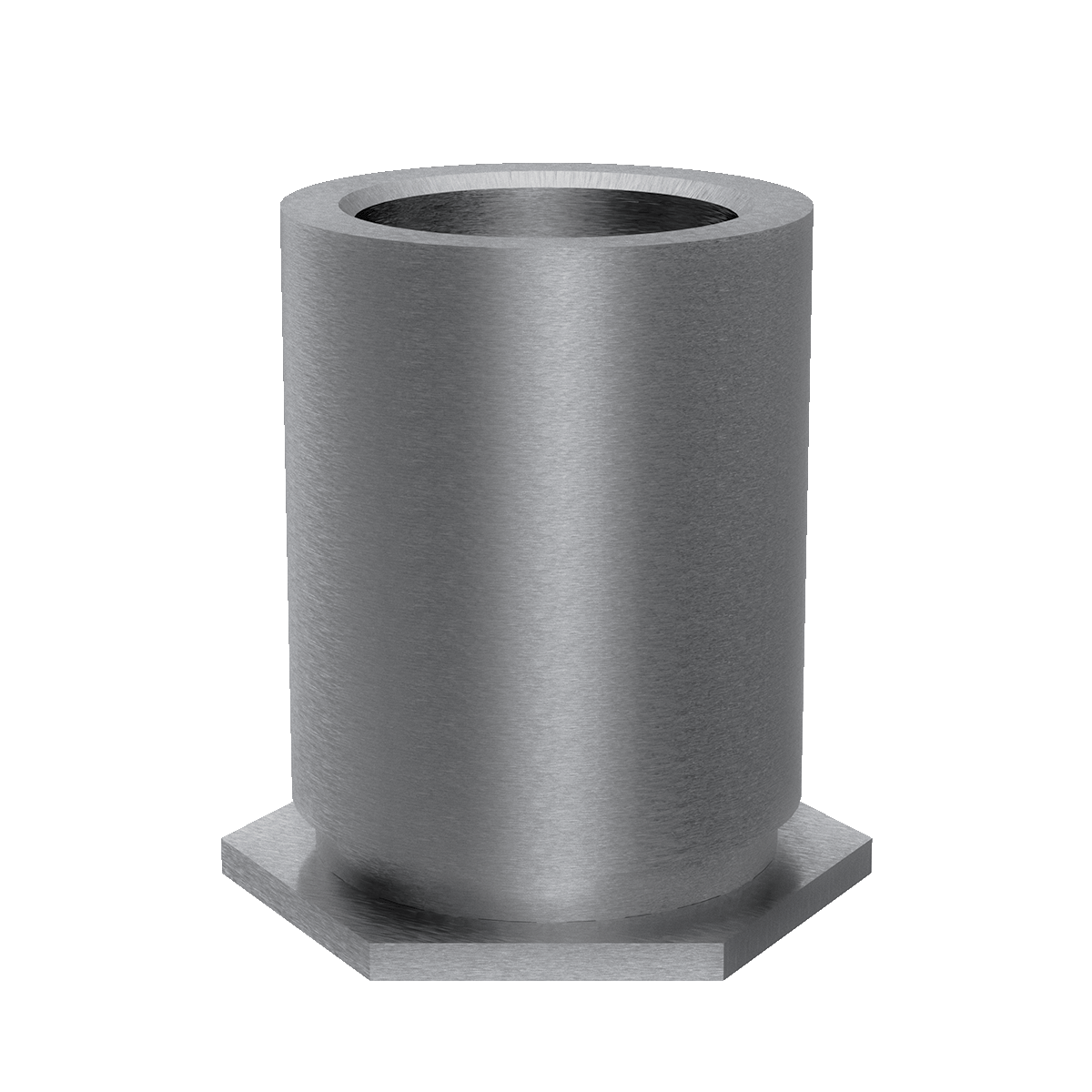 Self-Clinching Standoff, Thru Threaded For SS Sheets, 400 Series Stainless Steel, Passivated, 10-32 x 0.812, 100 Pack