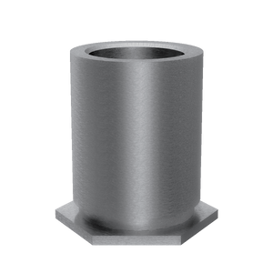 Self-Clinching Standoff, Thru Threaded For SS Sheets, 400 Series Stainless Steel, Passivated, 6-32 x 0.687, Hole Dia.: 0.312, 100 Pack