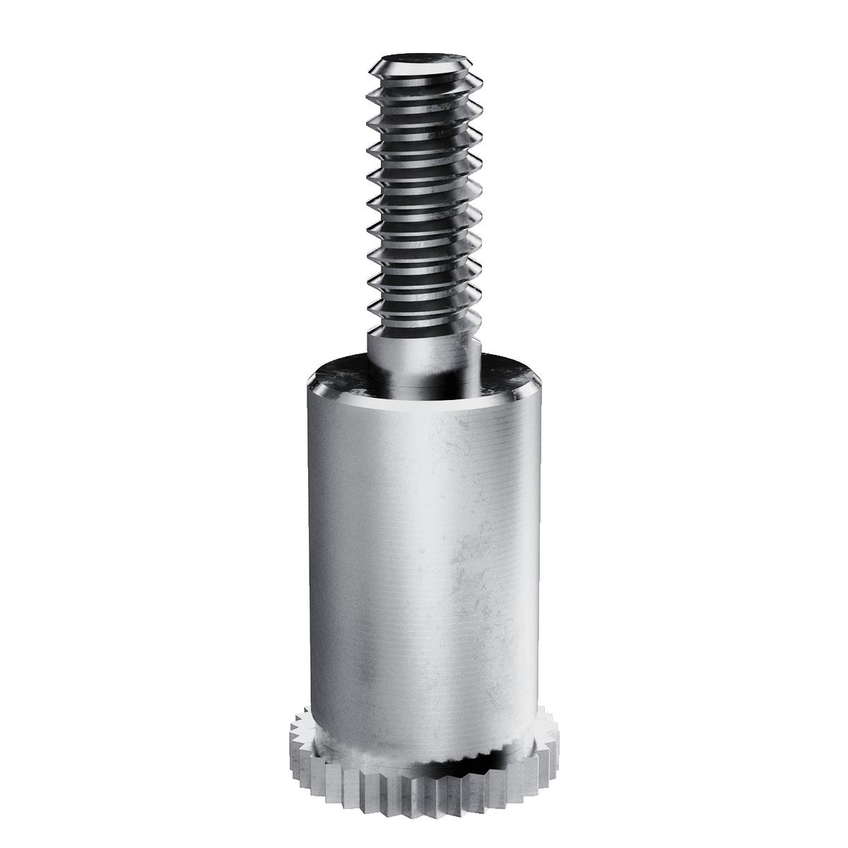 Self-Clinching Standoff, Male, Stainless Steel, Passivated, Imperial, 6-32 x 0.437, 100 Pack