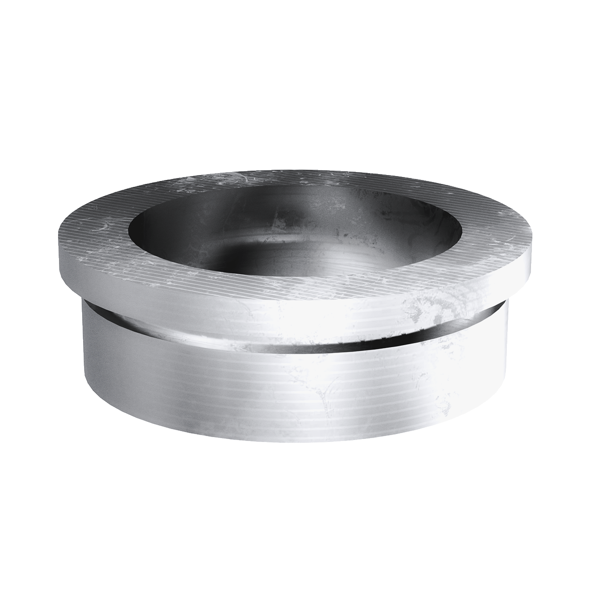 Flush Mounted Retainer Component, 300 Series Stainless Steel, Passivated, 10-32 x 1, 100 Pack