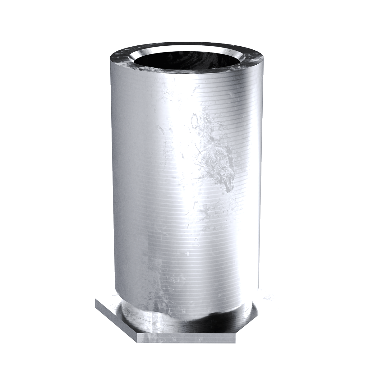Self-Clinching Standoff, Through Unthreaded, 300 Series Stainless Steel, Passivated, 5.1 x 14, 100 Pack
