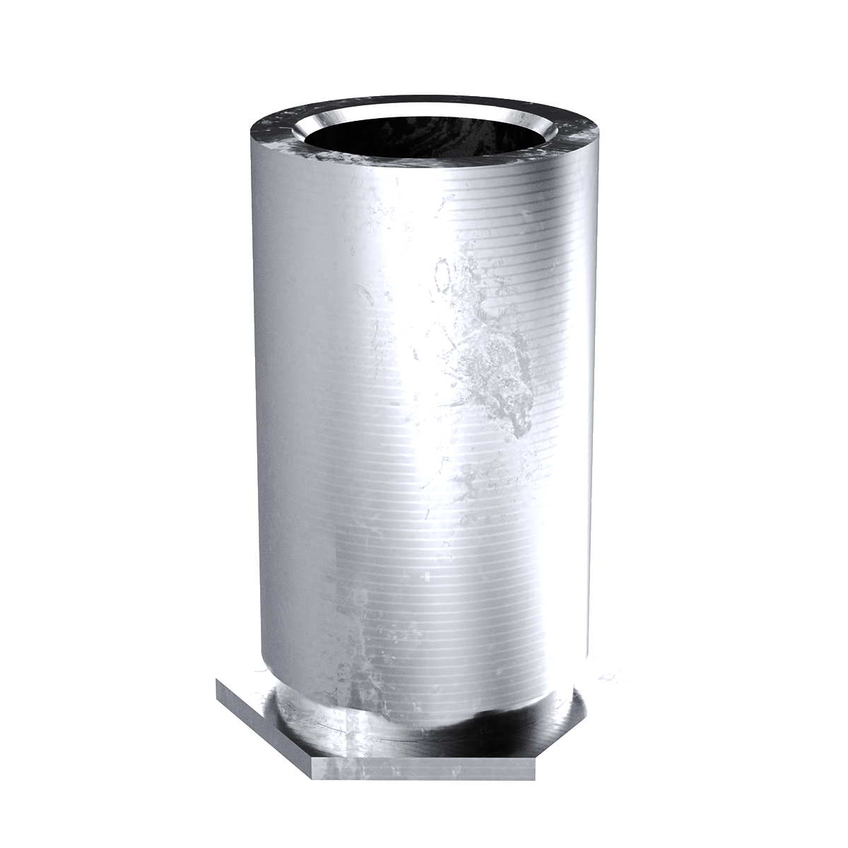 Self-Clinching Standoff, Through Unthreaded, 300 Series Stainless Steel, Passivated, 5.1 x 16, 100 Pack