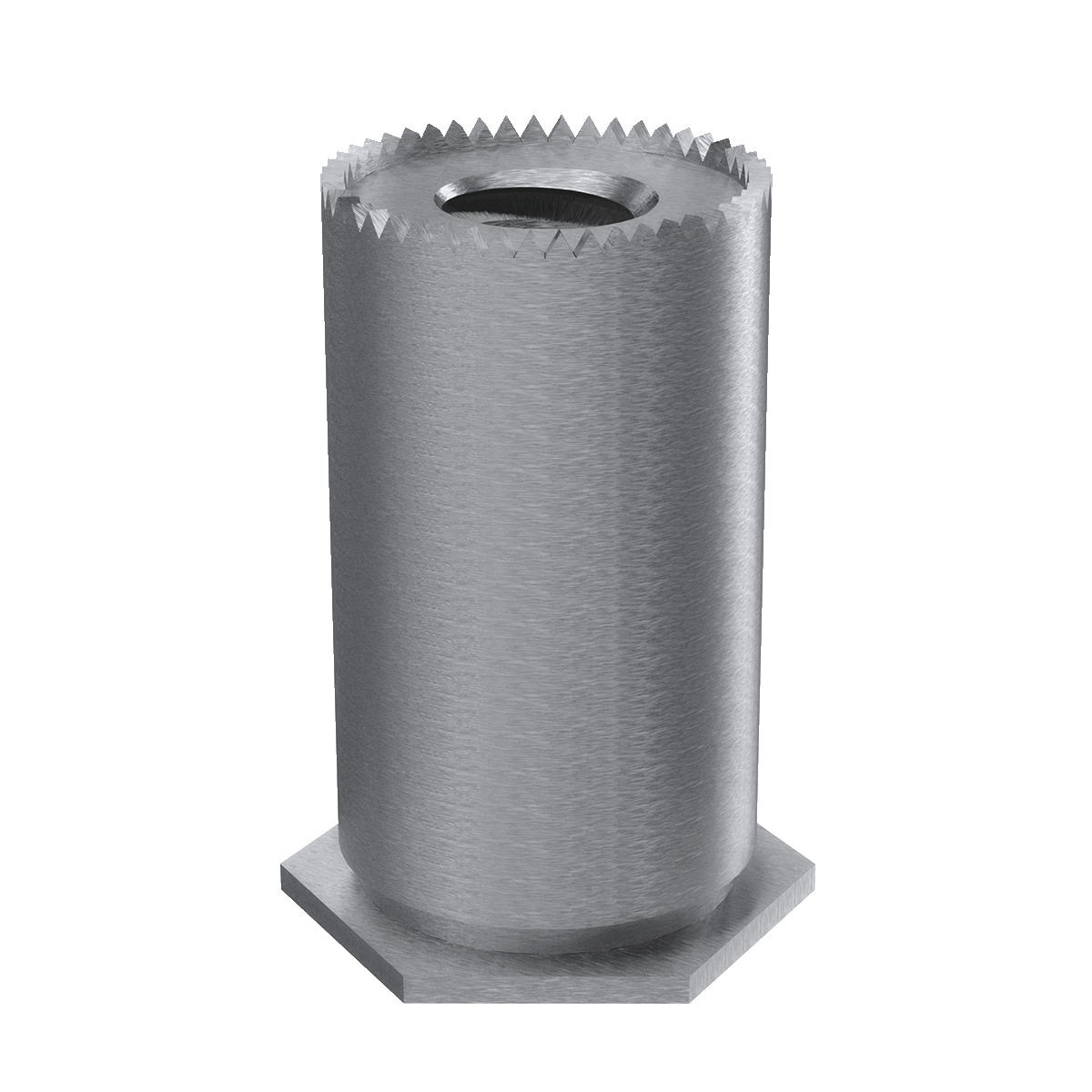 Self-Clinching Standoff, Self-Grounding, 300 Series Stainless Steel, Passivated, 4-40 x 0.375, 100 Pack