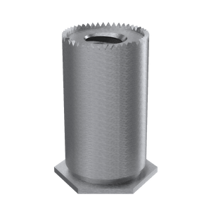 Self-Clinching Standoff, Self-Grounding, 300 Series Stainless Steel, Passivated, M3x0.5 x 6, 100 Pack