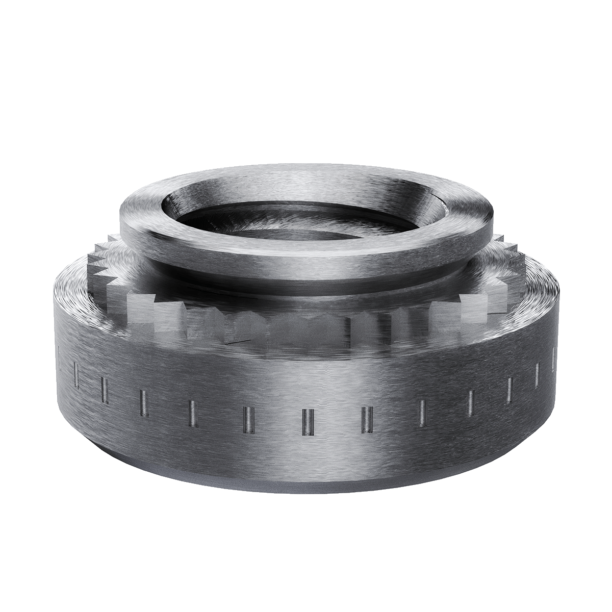 Self-Clinching Nut, For SS, 17-4 Stainless Steel, Passivated, 10-32 x 0, 100 Pack