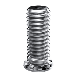 Self-Clinching Stud, Flush Head, 2024-T4 Aluminum, M3.5x0.6 x 28, 100 Pack