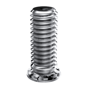 Self-Clinching Stud, Flush Head, Steel, Zinc, M6x1.0 x 35, 50 Pack