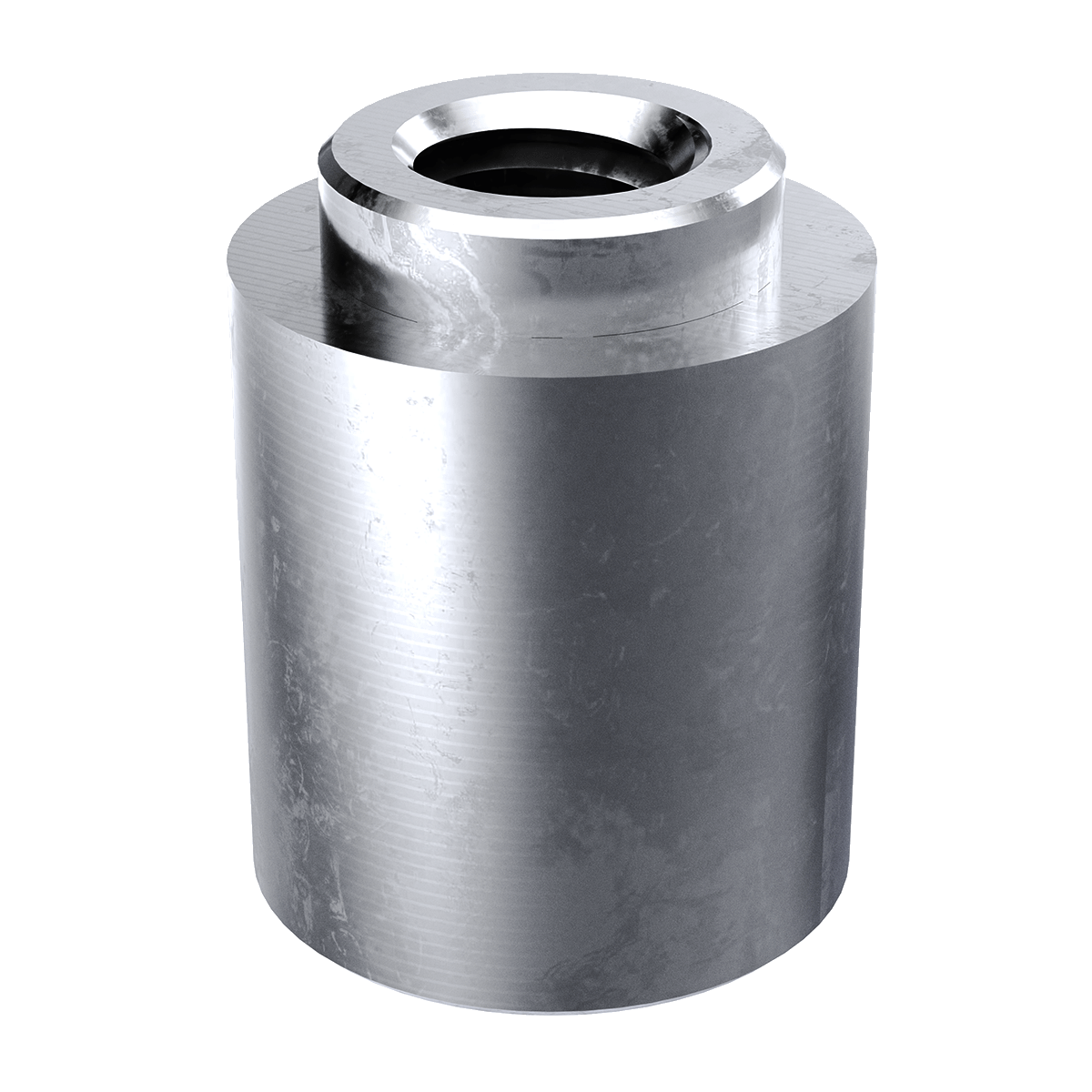 Nut Spacer, Reel Mounted, Steel, Electro Tin, Thru Hole, 0.116 x 0.250, 100 Pack