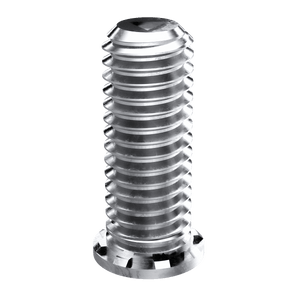 Self-Clinching Stud, Non-Flush Head, 300 Series Stainless Steel, Passivated, M5x0.8 x 15, 100 Pack