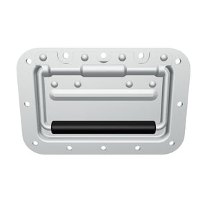 Silver Medium Recessed Handle with Thin Grip