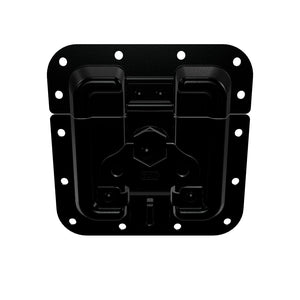 Pad lockable Protective Surface Mount Latch, Black