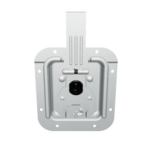 view of recessed twist catch with padlock loop