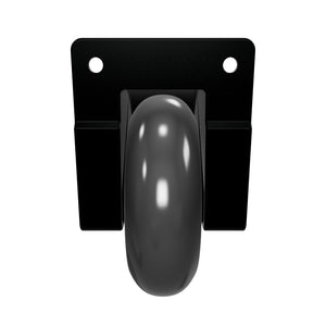 3" Black Narrow  Edge Mount Caster