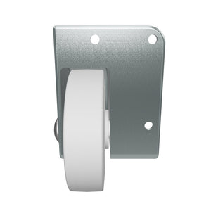 3" Silver Corner Caster with Performa Wheel
