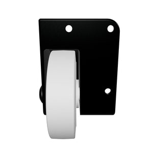 3" Black Corner Caster with Performa Wheel