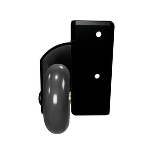 3" Black Corner Caster - External Mount