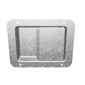4-1/4in x 5-1/2in Steel Paddle Slam Latch, flush mount