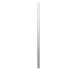 TS 35/F6 Din Rail Channel, 35mm x 7.5mm x 2M, Top Hat Profile with 6.3x18mm Oval Slots