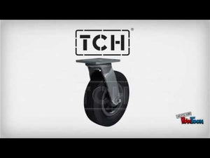 8in Flat Free Swivel Field Caster