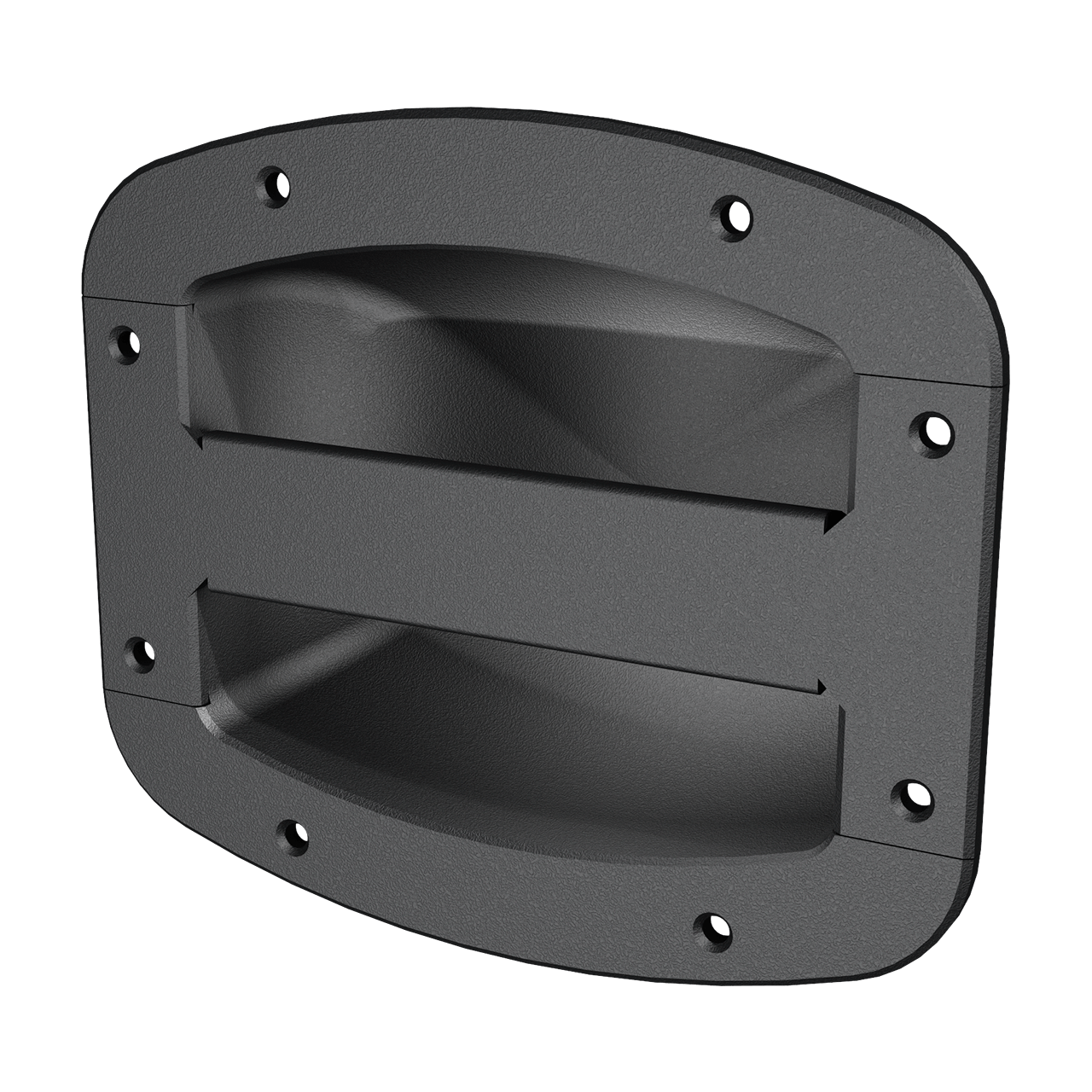 Render of Oval Speaker Cabinet Handle