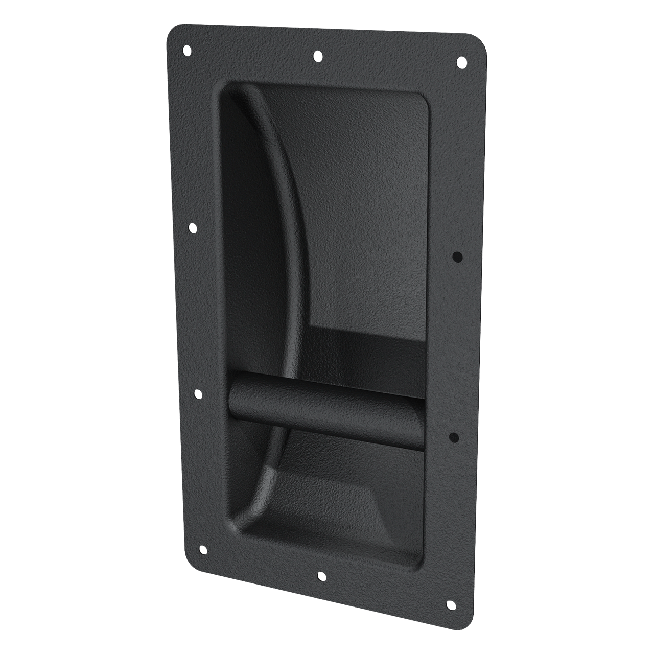 3/4 view of TCH's large speaker cabinet handle