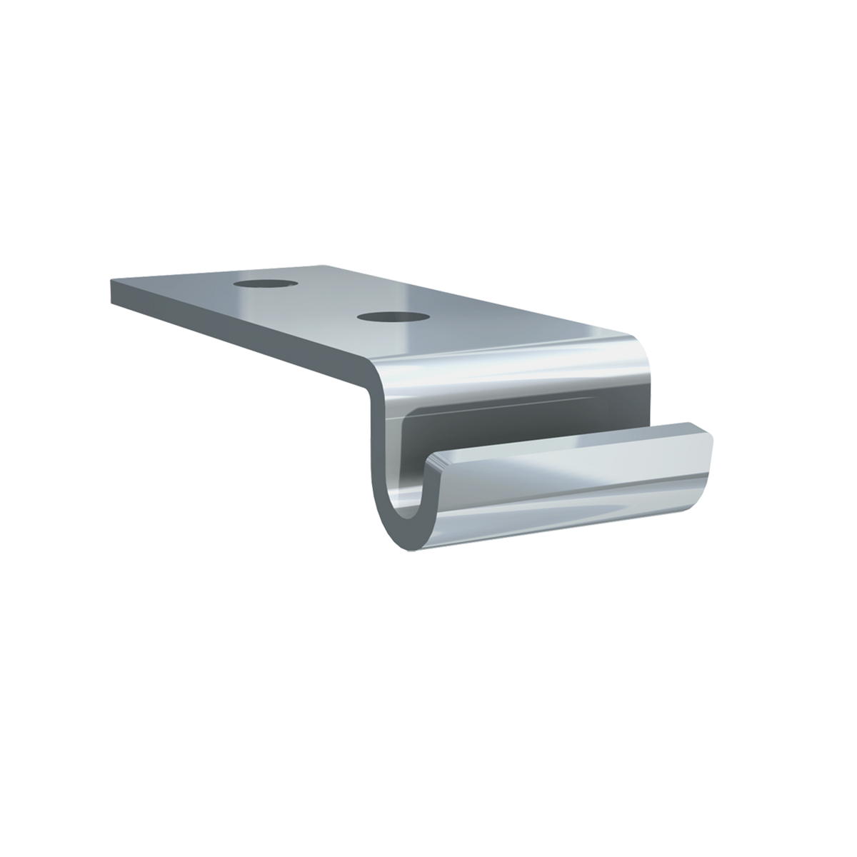 top mount stainless steel keeper with 2 mounting holes