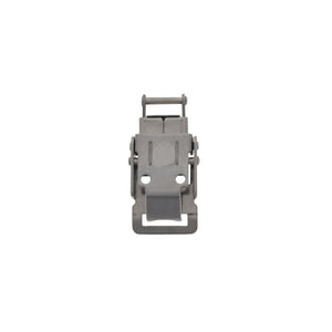 Pad lockable Compression Spring Drawlatch with upswept Lever, back view