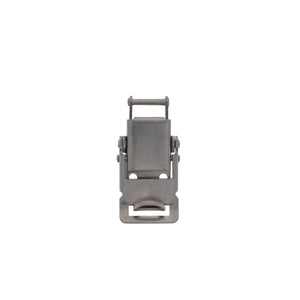 Pad lockable Compression Spring Drawlatch with upswept Lever, back view