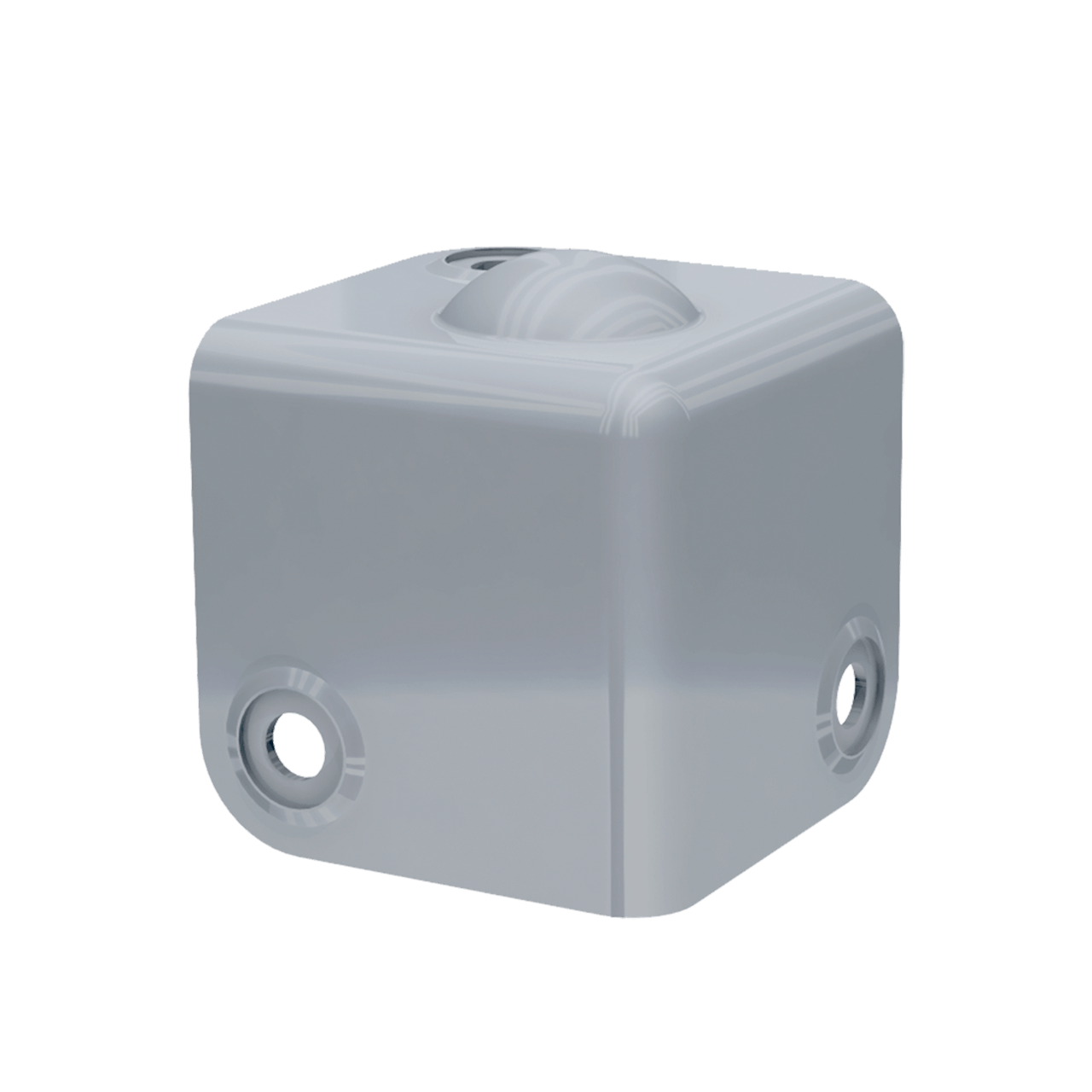 Render of Medium Flat Corner w/Stacking Foot & Protectors