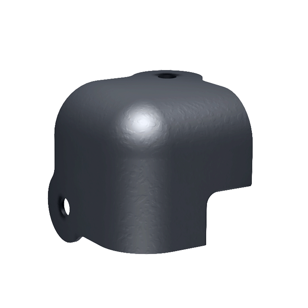 Cabinet Corner with Lip, 3/4 view