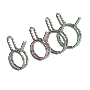 Group of hose clamp in different sizes