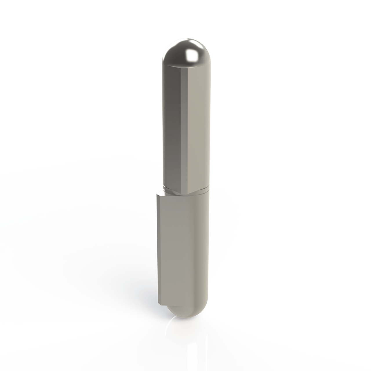 Aluminum weld-on hinge