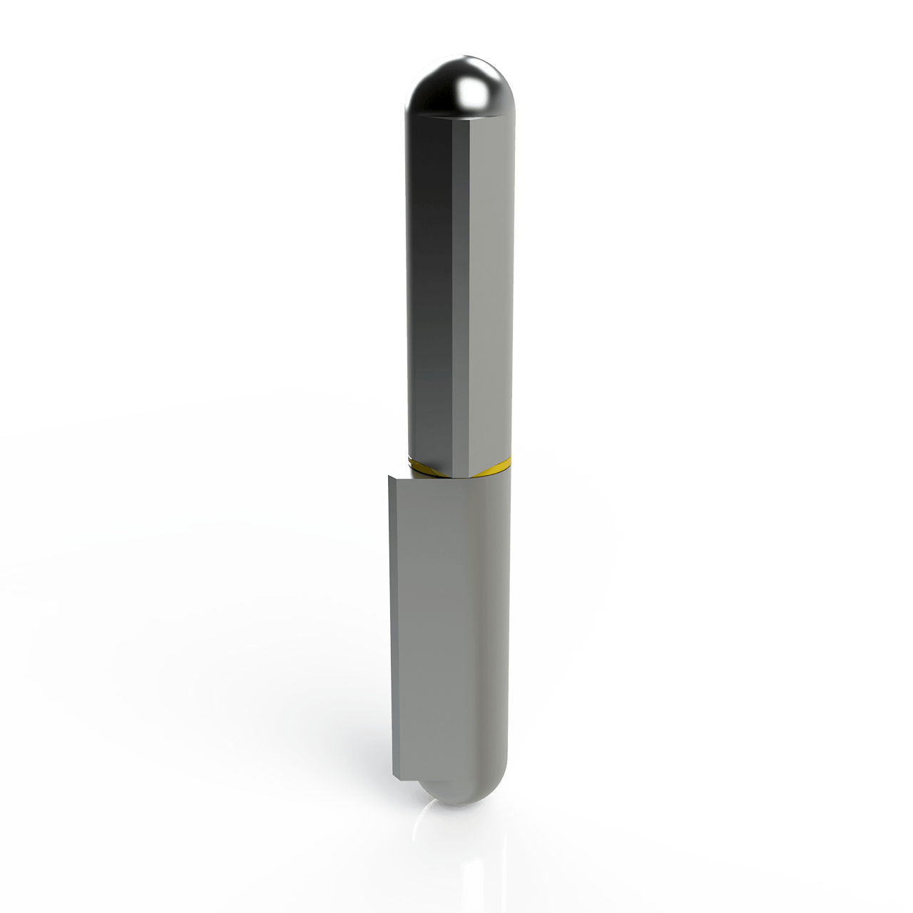 Aluminum weld-on hinge