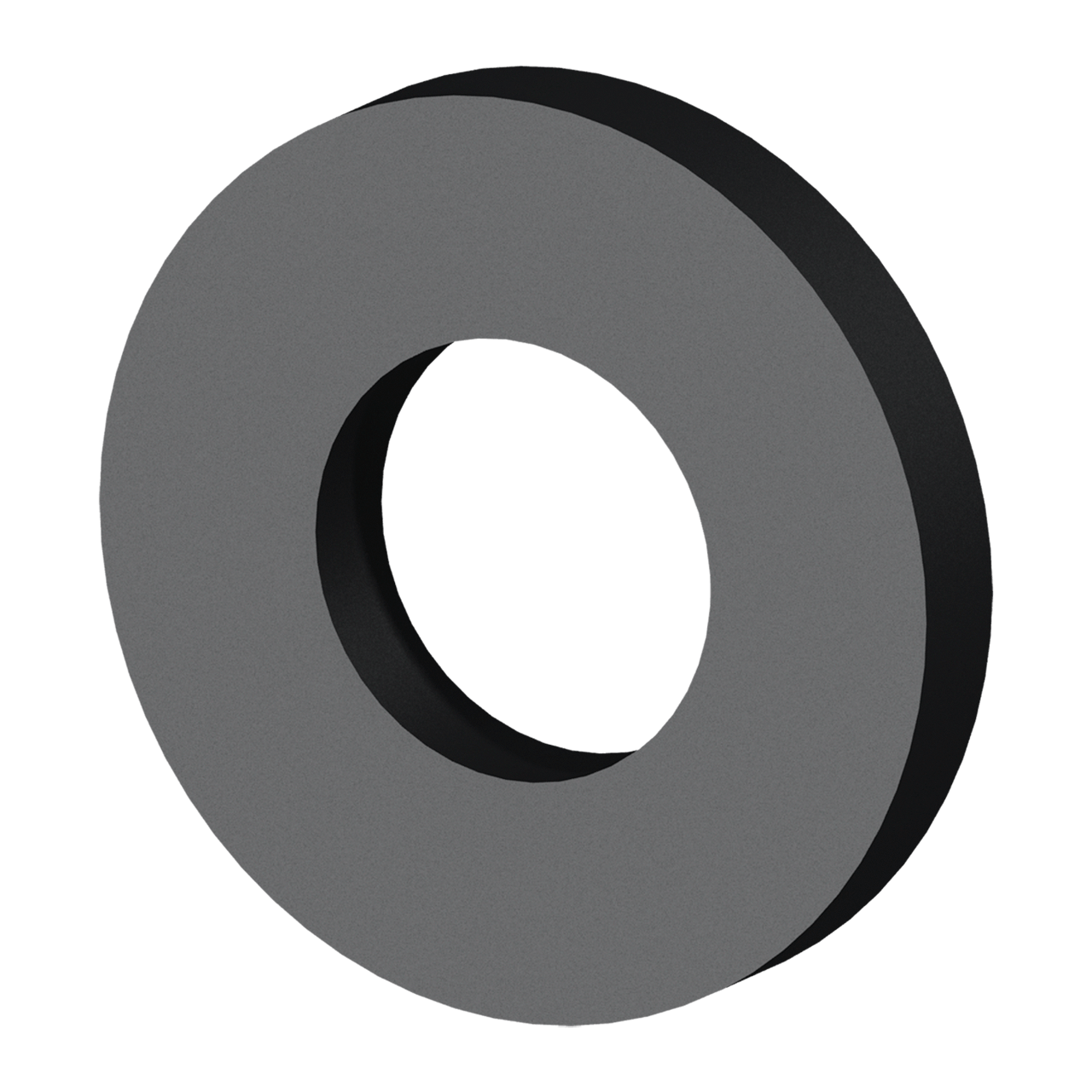 Rack Rail Plastic Washers, 3/4 view