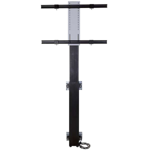 Wall mounted TV/Monitor lift column, extended to full height