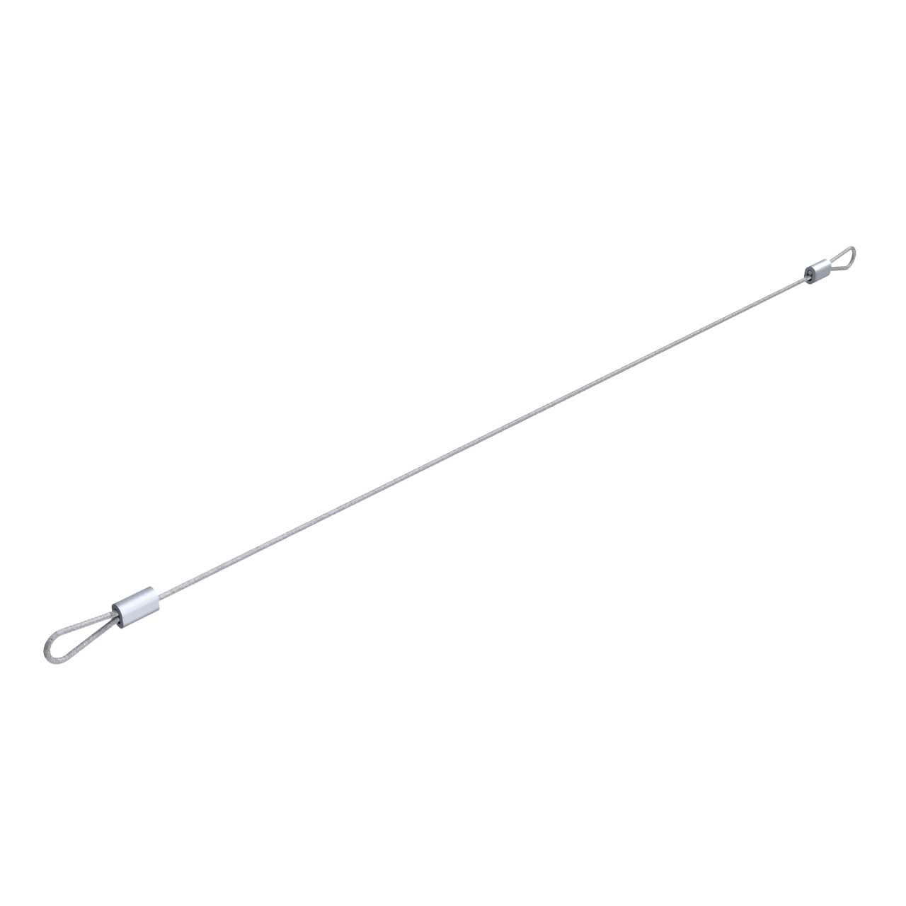 Wire Lid Stay, 12" Long, 3/4 view