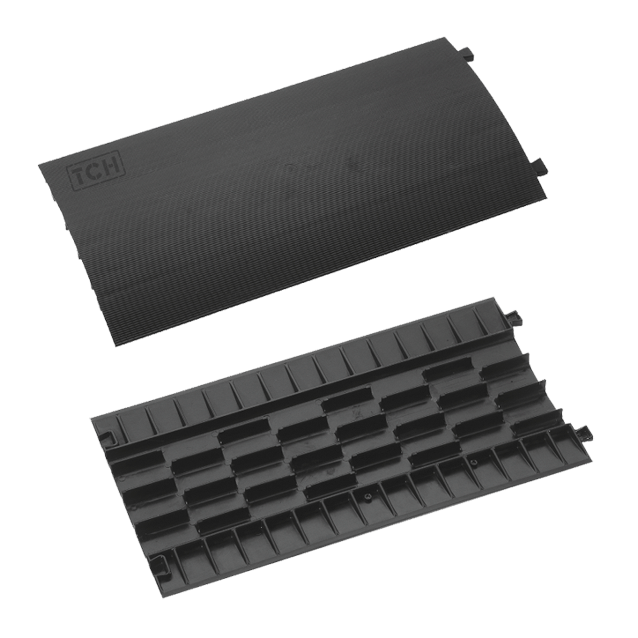 Cable ramp to protect wire and electric cables