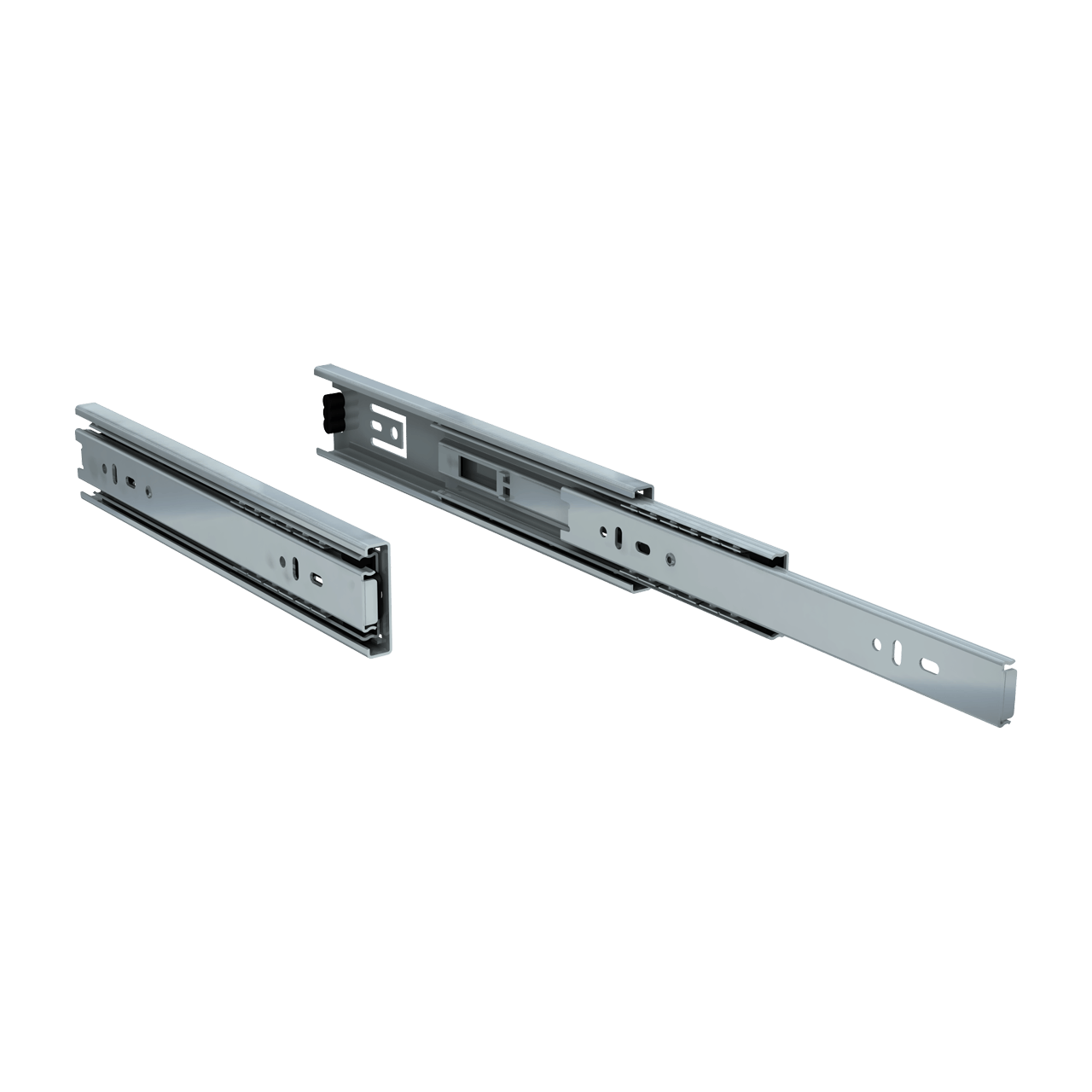 Pair of 10" 100 lbs. full extension drawer slides