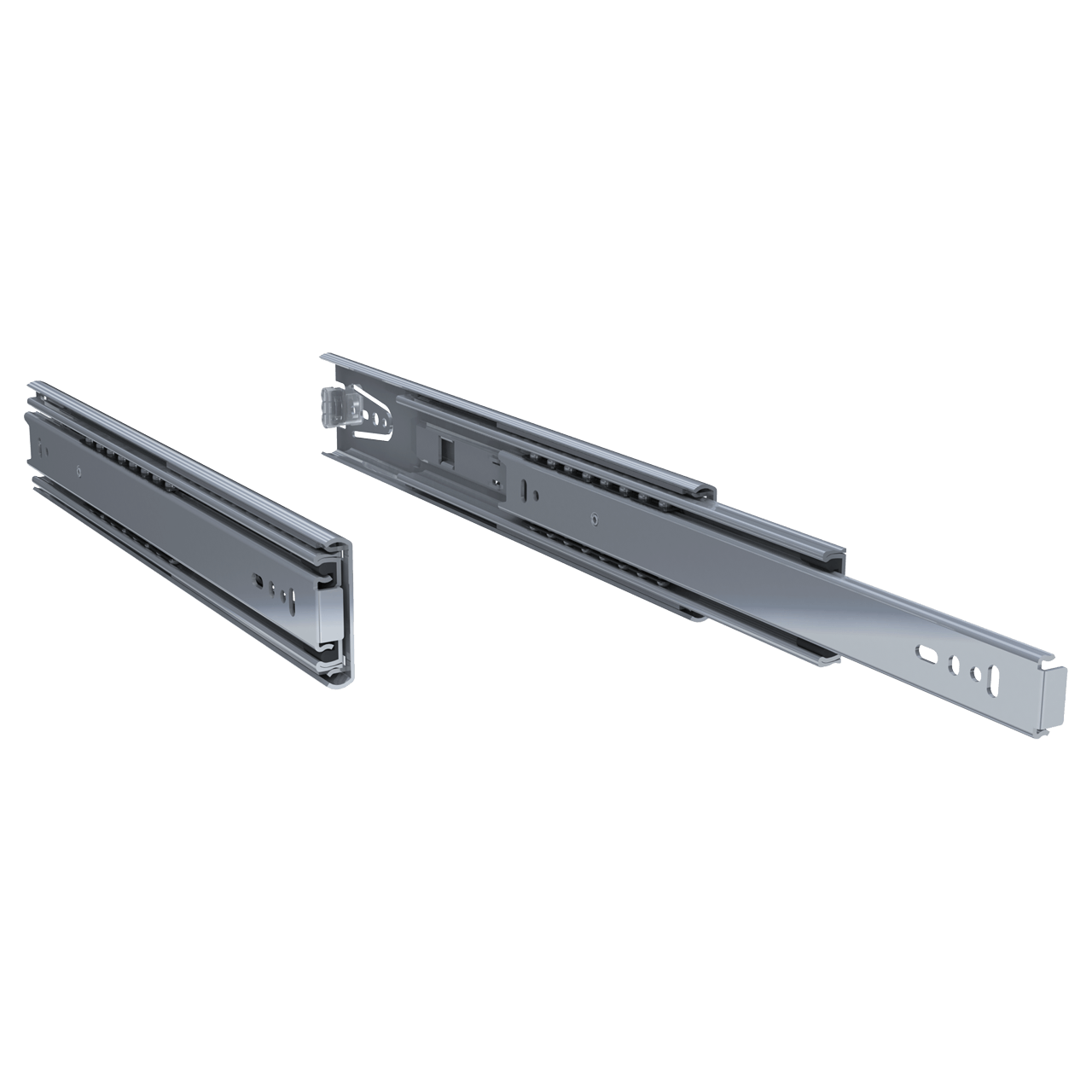 Pair of 12" 130 lbs. full extension drawer slides