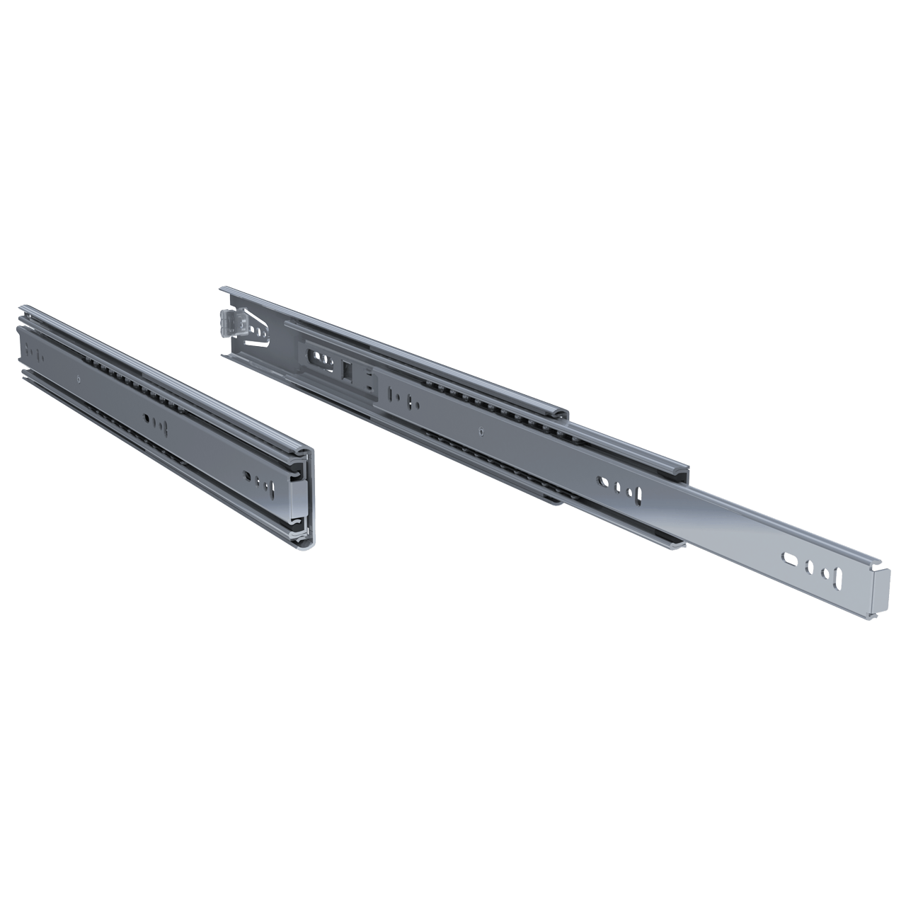 Pair of 16" 130 lbs. full extension drawer slides